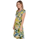 Background-flowers Classic Short Sleeve Dress View2