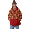Vintage Dragon Chinese Red Amber Kids  Oversized Hoodie View1