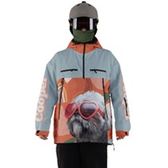 My Love Dog Colorful Men s Ski And Snowboard Waterproof Breathable Jacket by Giving