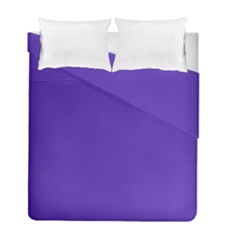 Ultra Violet Purple Duvet Cover Double Side (full/ Double Size) by bruzer