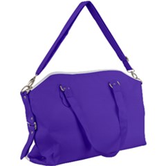 Ultra Violet Purple Canvas Crossbody Bag by bruzer