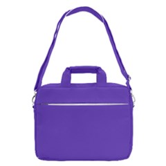 Ultra Violet Purple Macbook Pro 13  Shoulder Laptop Bag  by bruzer