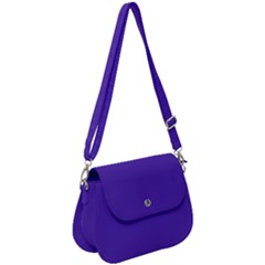 Ultra Violet Purple Saddle Handbag by bruzer