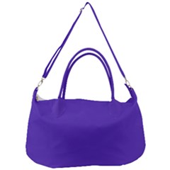 Ultra Violet Purple Removable Strap Handbag by Patternsandcolors