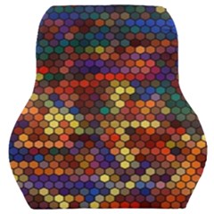 Hexagon Honeycomb Pattern Design Car Seat Back Cushion  by Ndabl3x