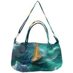 Valley Night Mountains Removable Strap Handbag by Cemarart