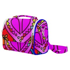 Stained Glass Love Heart Satchel Shoulder Bag by Apen