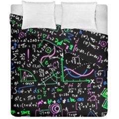 Math Linear Mathematics Education Circle Background Duvet Cover Double Side (california King Size) by Apen