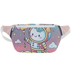 Boy Astronaut Cotton Candy Childhood Fantasy Tale Literature Planet Universe Kawaii Nature Cute Clou Waist Bag  by Maspions