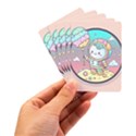 Boy Astronaut Cotton Candy Childhood Fantasy Tale Literature Planet Universe Kawaii Nature Cute Clou Playing Cards Single Design (Rectangle) with Custom Box View3