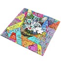 Kitten Cat Pet Animal Adorable Fluffy Cute Kitty Wooden Puzzle Square View2