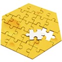 Cheese Texture, Yellow Backgronds, Food Textures, Slices Of Cheese Wooden Puzzle Hexagon View2