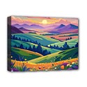 Field Valley Nature Meadows Flowers Dawn Landscape Deluxe Canvas 16  x 12  (Stretched)  View1