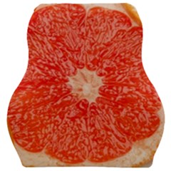 Grapefruit-fruit-background-food Car Seat Velour Cushion  by Maspions