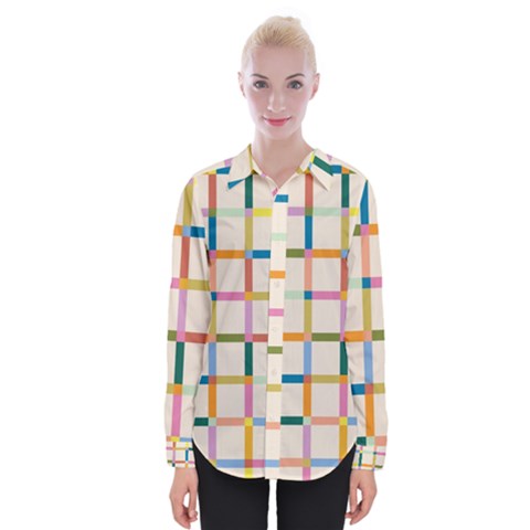 Colorful Womens Long Sleeve Shirt by Skittledust