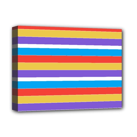 Stripes Pattern Design Lines Deluxe Canvas 16  X 12  (stretched)  by Maspions