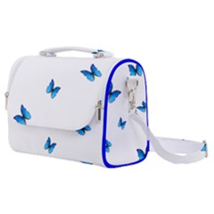 Butterfly-blue-phengaris Satchel Shoulder Bag by saad11