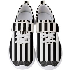 Stripes Geometric Pattern Digital Art Art Abstract Abstract Art Men s Velcro Strap Shoes by Proyonanggan