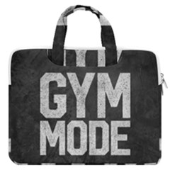 Gym Mode Macbook Pro 15  Double Pocket Laptop Bag  by Store67