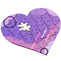 Colorful Labstract Wallpaper Theme Wooden Puzzle Heart View3