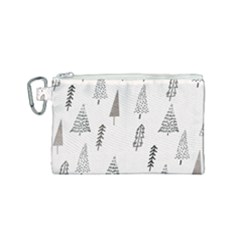 Christmas Tree Trees Nature Canvas Cosmetic Bag (small) by Maspions