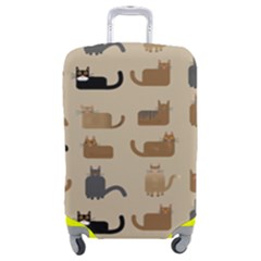 Cat Pattern Texture Animal Luggage Cover (medium) by Maspions