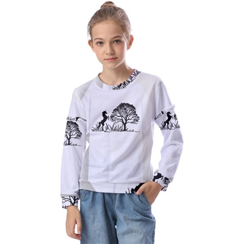 20240506 111024 0000 Kids  Long Sleeve T-shirt With Frill  by Safin