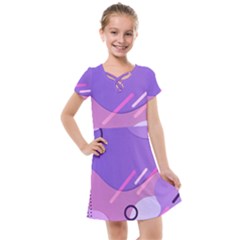 Colorful Labstract Wallpaper Theme Kids  Cross Web Dress by Apen