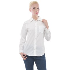 Women s Long Sleeve Pocket Shirt Icon