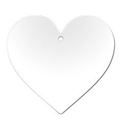 UV Print Acrylic Ornament Heart Icon