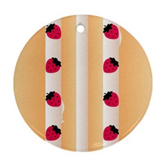 Origin Strawberry Cream Cake Ornament (round) by strawberrymilk