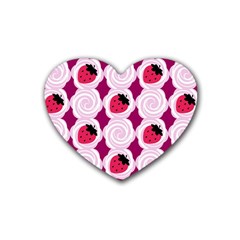 Cake Top Grape Heart Coaster (4 Pack) by strawberrymilk