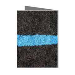 Black Blue Lawn Mini Greeting Card (8 Pack) by hlehnerer