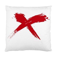 Red X Cushion Case (one Side) by magann
