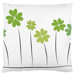 Clover Large Cushion Case (one Side) by magann