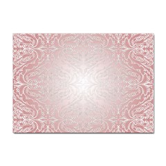 Pink Damask A4 Sticker 10 Pack by ADIStyle