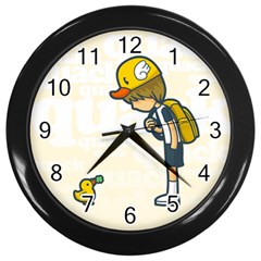 Quack Wall Clock (black) by Contest1739121