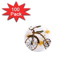 Tree Cycle 1  Mini Button Magnet (100 pack) Front