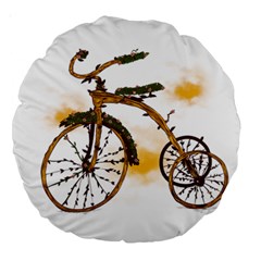 Tree Cycle 18  Premium Round Cushion  by Contest1753604