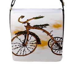 Tree Cycle Flap Closure Messenger Bag (large) by Contest1753604