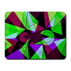 Modern Art Small Mouse Pad (rectangle) by Siebenhuehner