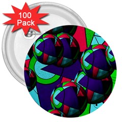 Balls 3  Button (100 Pack) by Siebenhuehner