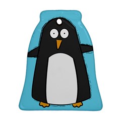 Hello Penguin Bell Ornament (two Sides) by PaolAllen