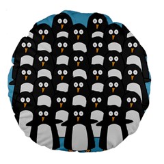 Penguin Group 18  Premium Round Cushion  by PaolAllen