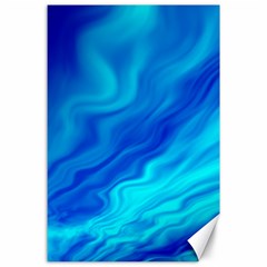 Blue Canvas 24  X 36  (unframed) by Siebenhuehner