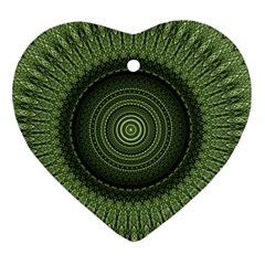 Mandala Heart Ornament (two Sides) by Siebenhuehner