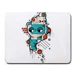 Muscle cat Small Mouse Pad (Rectangle) Front