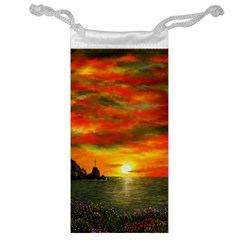 Alyssa s Sunset By Ave Hurley Artrevu - Jewelry Bag by ArtRave2