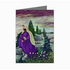 Jesus Overlooking Jerusalem - Ave Hurley - Artrave - Mini Greeting Card by ArtRave2