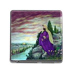 Jesus Overlooking Jerusalem - Ave Hurley - Artrave - Memory Card Reader With Storage (square) by ArtRave2